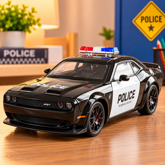 Alloy Pullback Police Diecast Car