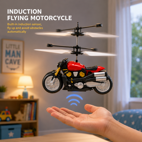SkyRider Induction Flying Motorcycle Toy