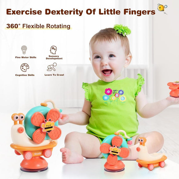 6 IN 1 Windmill Snail Spinner Sensory Toy