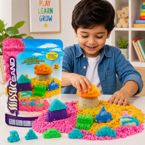 Diy Creative Building Magic Sand Play Set for Kids