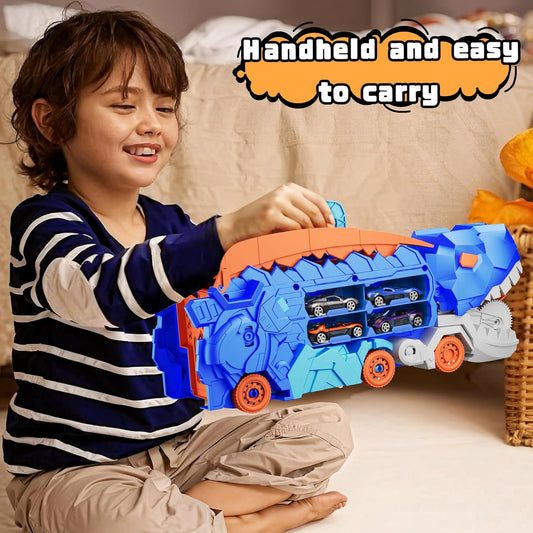 Dinosaur Transport Truck Car Toy For Kids - KiddieWink - Gifts They'll Love