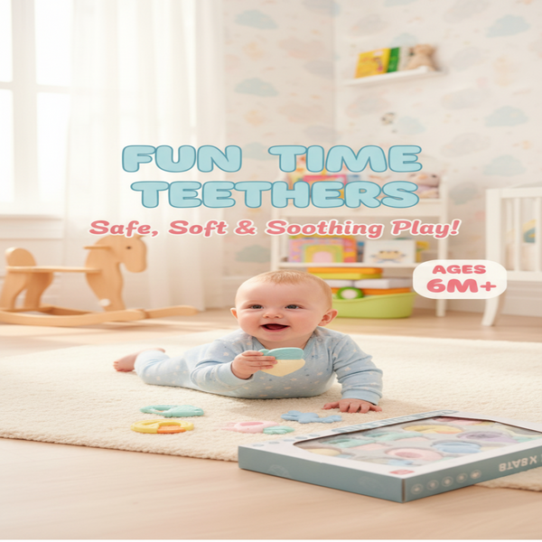 Interactive Baby Rattle Teether Bell (PACK OF 10)