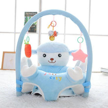 Cute Plush Animal Shape Baby Seat Fitness Rack with Rod