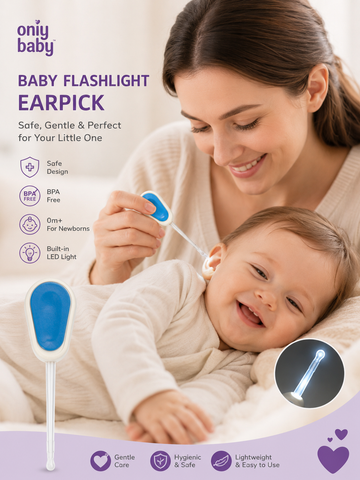 Tiny Glow Baby Flashlight Earpick & Ear Cleaner