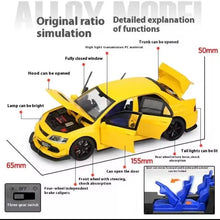 Diecast Model Mitsubishi Lancer Evolution 1/32