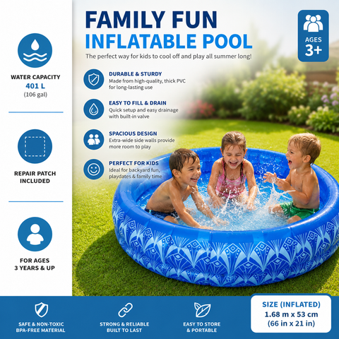 Bestway Bohemian Blue Inflatable Pool