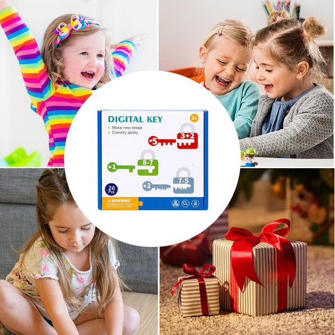 Montessori Letter & Number Key Matching Game