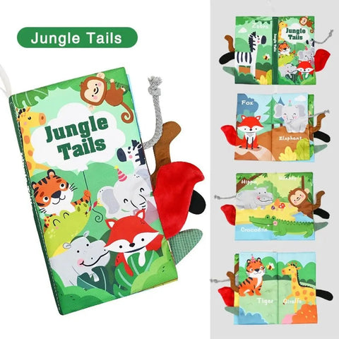 3D Animal Tail Cloth Book For Kids - KiddieWink - Gifts They'll Love