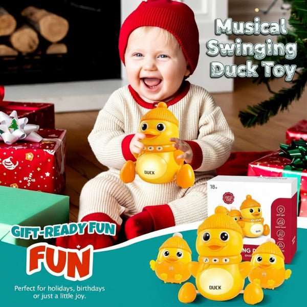 Musical Swinging Duck Toy – Soothing & Fun