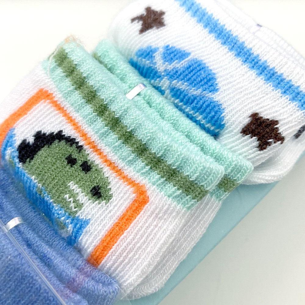 Toddler Soft Fabric Socks Pack Of 7 - KiddieWink - Gifts They'll Love