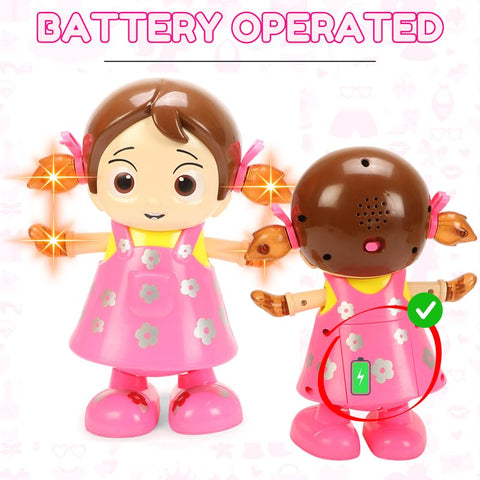 Dancing Cutie Glow Girl Toy For Toddles