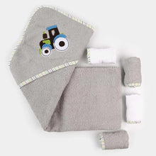 Ultra Soft Hooded Bath Towel Set For Toddlers