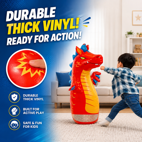 3D Inflatable Punching Bop Bag Boxing Toy