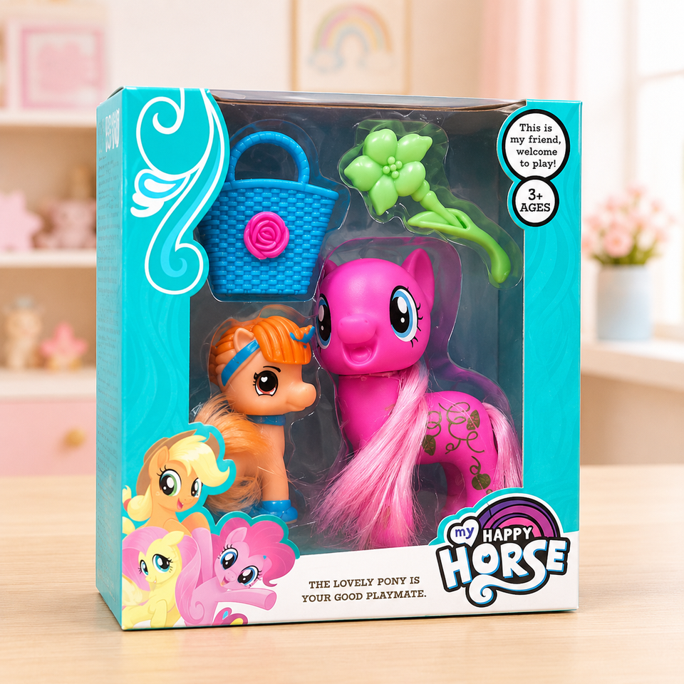 Happy Horse Pony Friends Play Set (2-Pack) – image 3 – KiddieWink