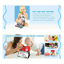 Tummy Time Mirror Sensory Cloth Book For Toddler