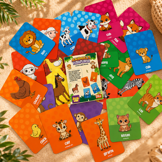 Animal Fun – Colour & Animal Flash Cards