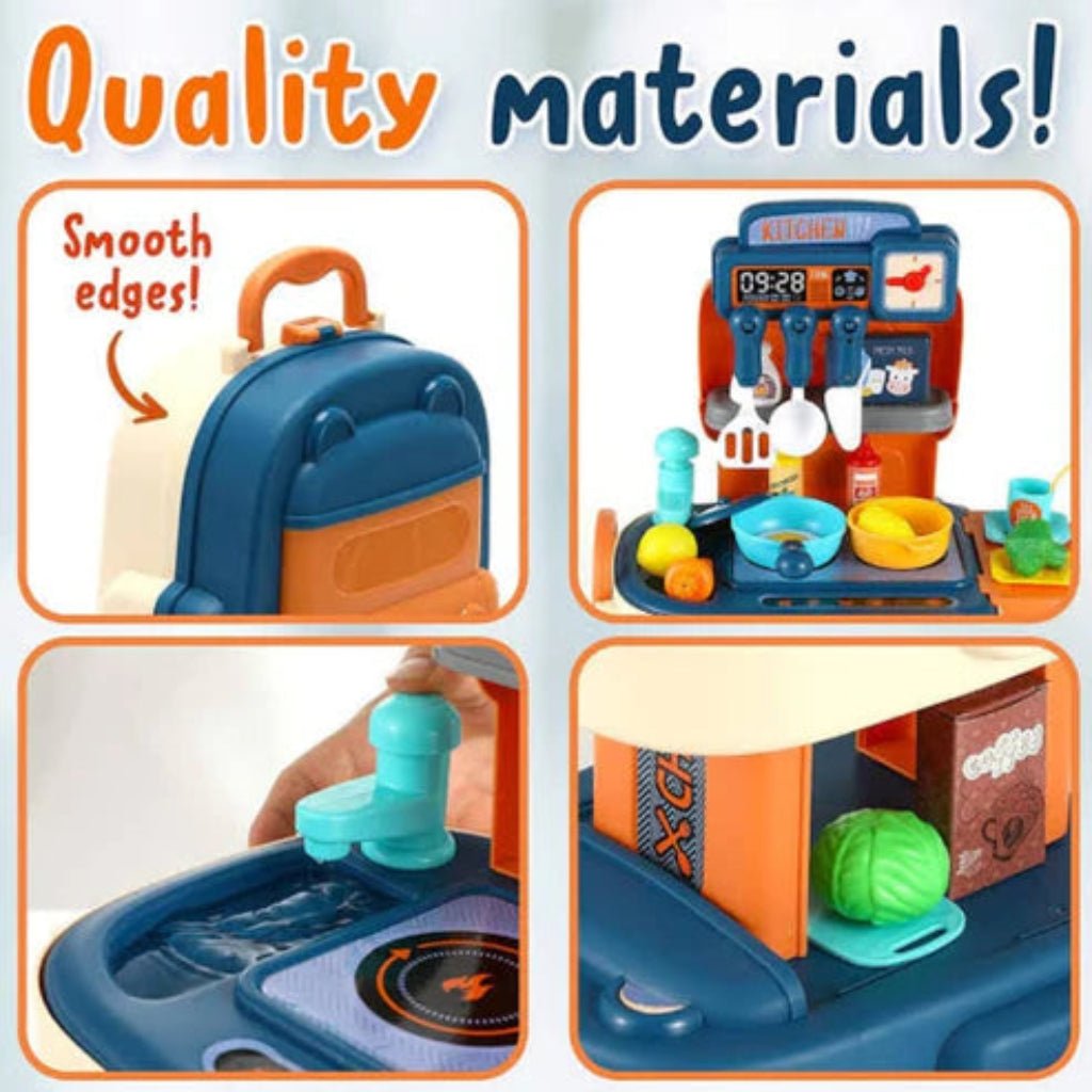Little Chef Backpack Kitchen – Cook Anywhere, Anytime - KiddieWink - Gifts They'll Love