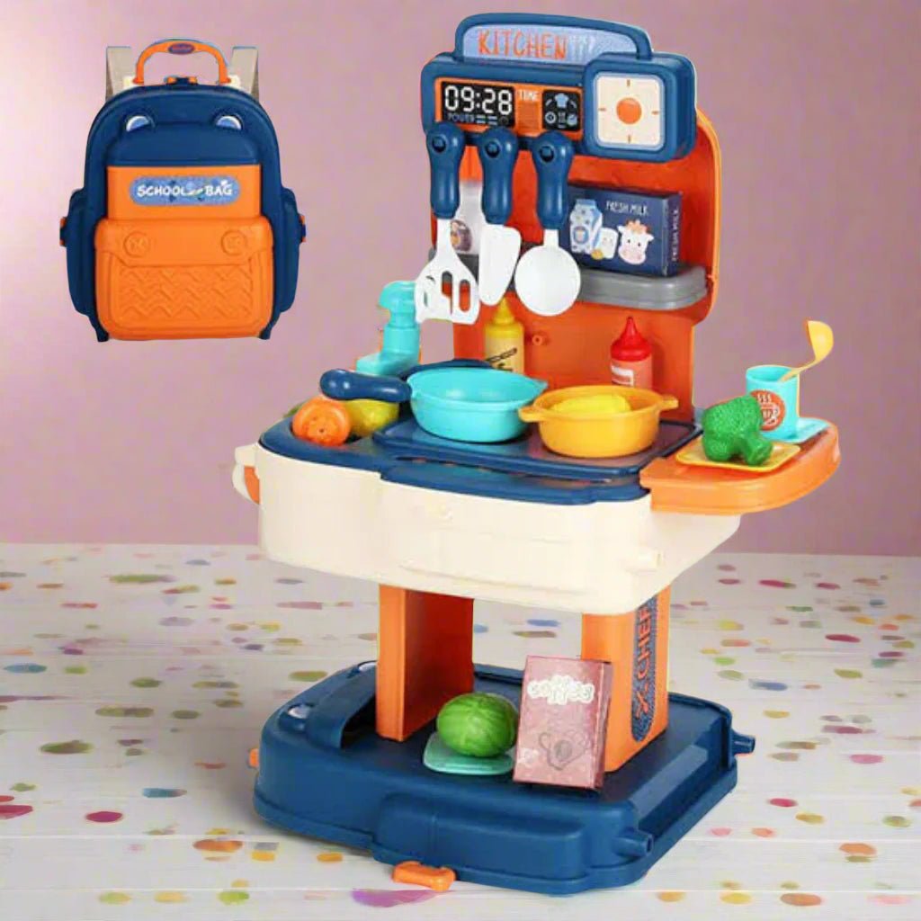 Little Chef Backpack Kitchen – Cook Anywhere, Anytime - KiddieWink - Gifts They'll Love
