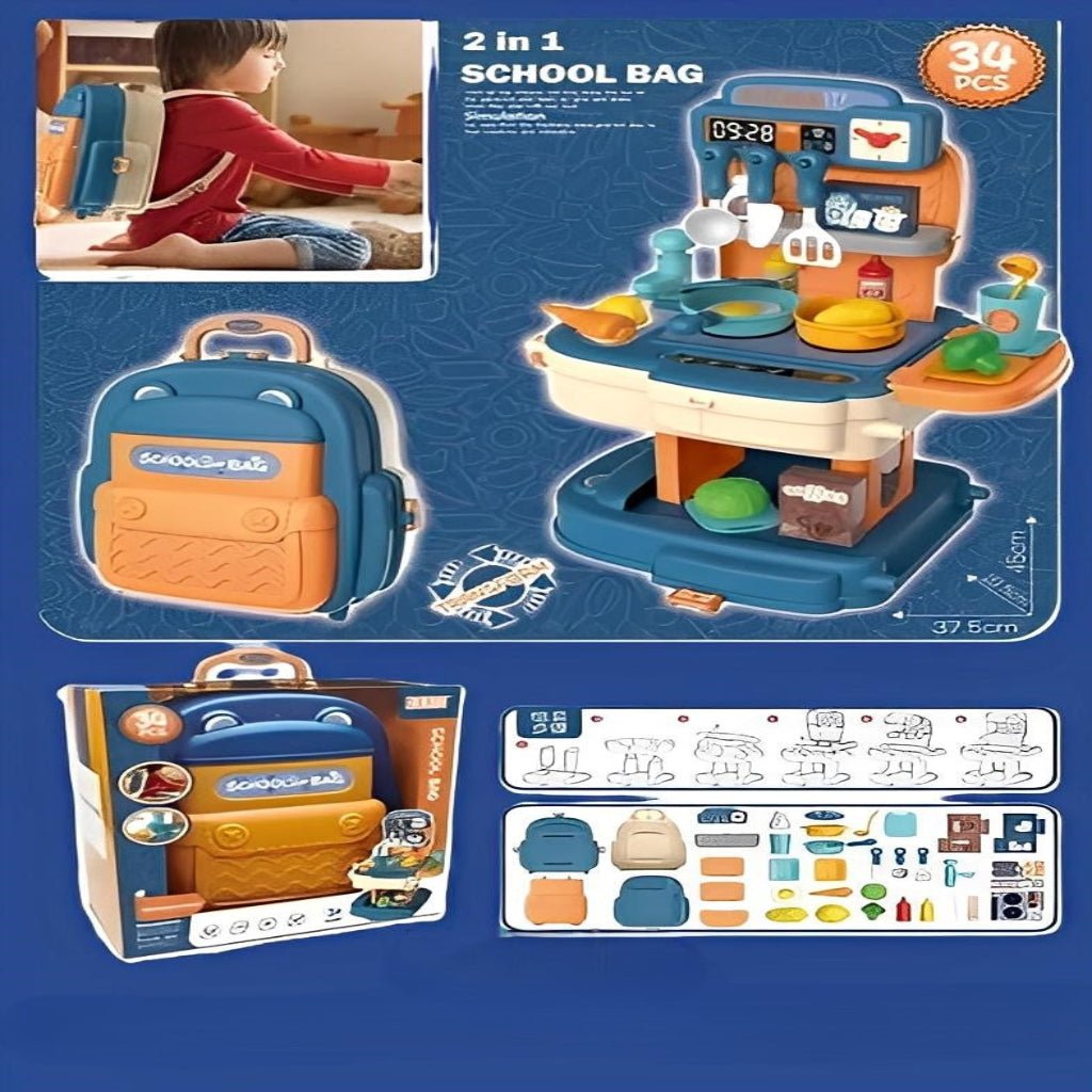 Little Chef Backpack Kitchen – Cook Anywhere, Anytime - KiddieWink - Gifts They'll Love