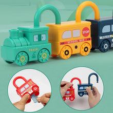 Montessori Lock & Key Car Train