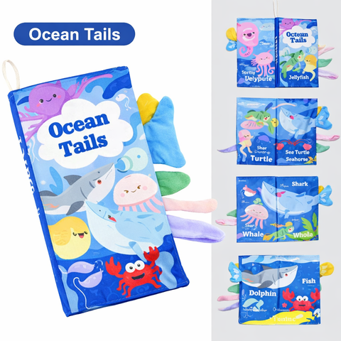 3D First Tail Cloth Book For Toddler