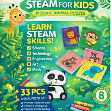 Steam Mosaic Activity Puzzles For Kids