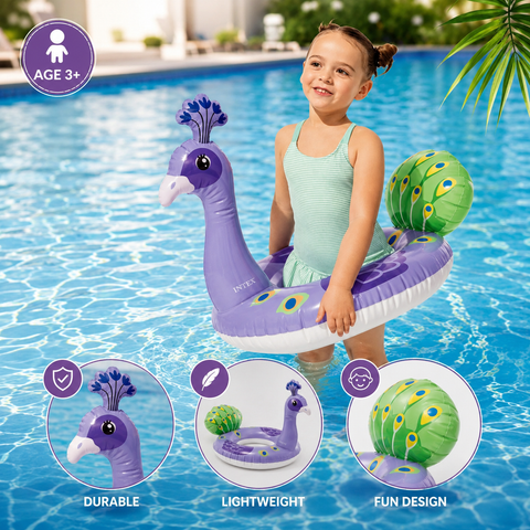 Intex Peacock Kids Inflatable Pool Float