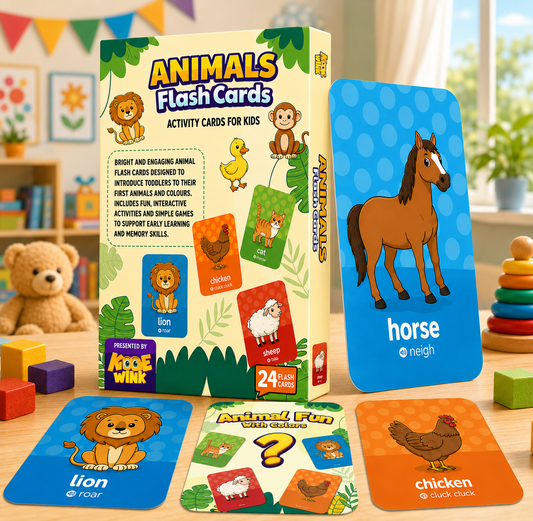 Animal Fun – Colour & Animal Flash Cards
