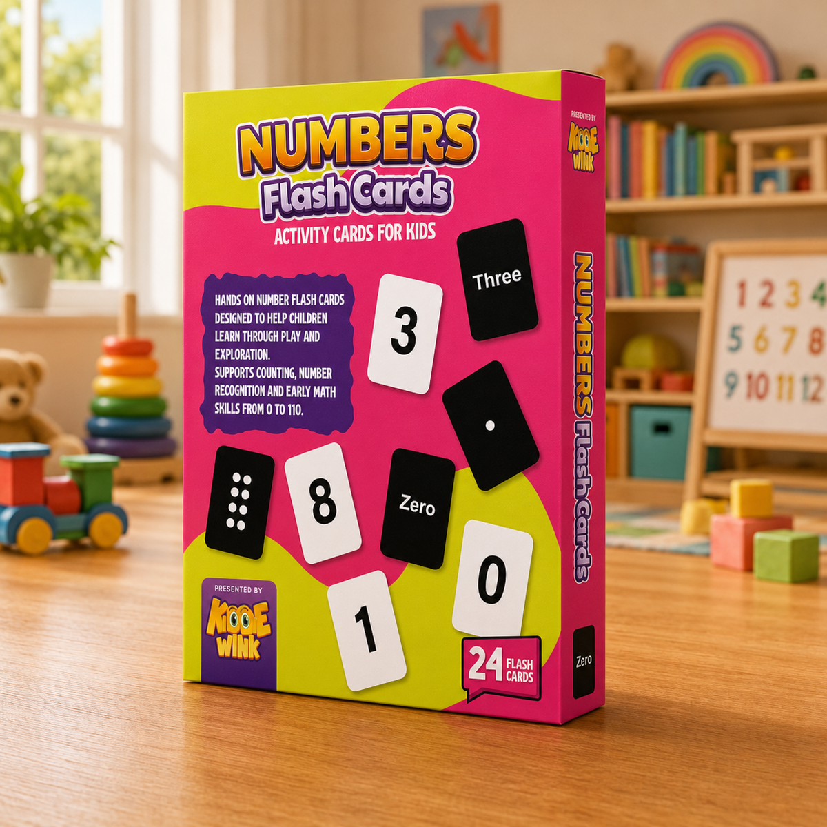 Numbers Flash Cards for Kids — Counting and Early Math Learning Cards ages 3-6 — KiddieWink Pakistan