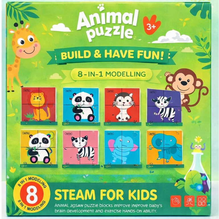 Steam Mosaic Activity Puzzles For Kids – image 5 – KiddieWink