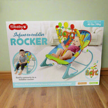 COMFORTABLE & PORTABLE INFANT-TO-TODDLER ROCKER