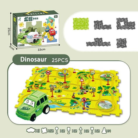 Puzzle Racer™ Track Railway Car - KiddieWink - Gifts They'll Love