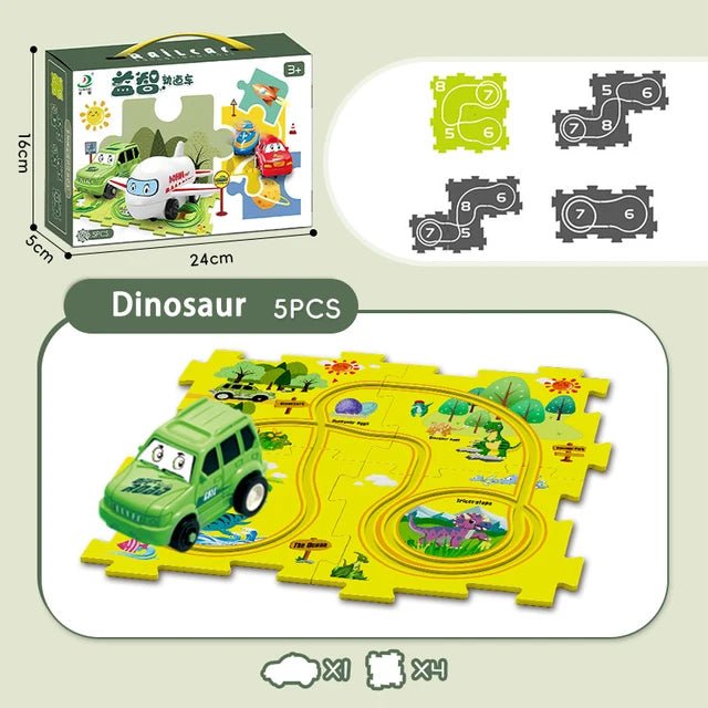Puzzle Racer™ Track Railway Car - KiddieWink - Gifts They'll Love