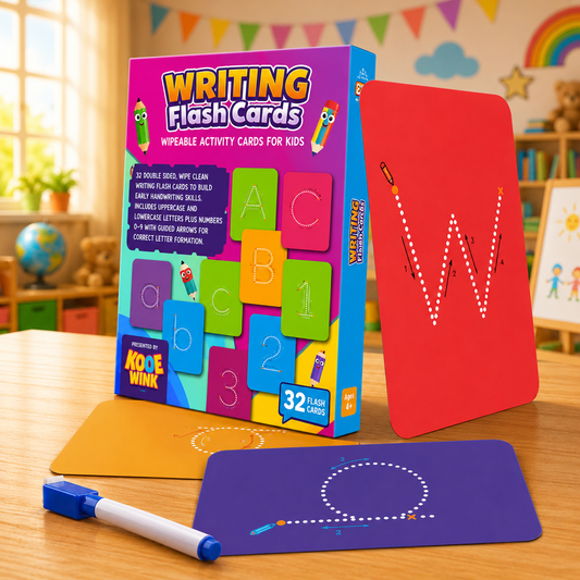 Writing Flash Cards – Wipeable Activity Cards