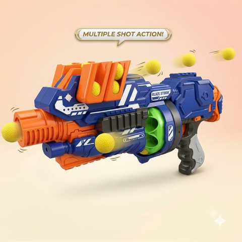 Blaze Storm Tactical Soft Bullet Blaster Toy Gun