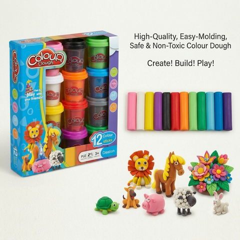 Creative Modeling Clay Color Dough Play Set