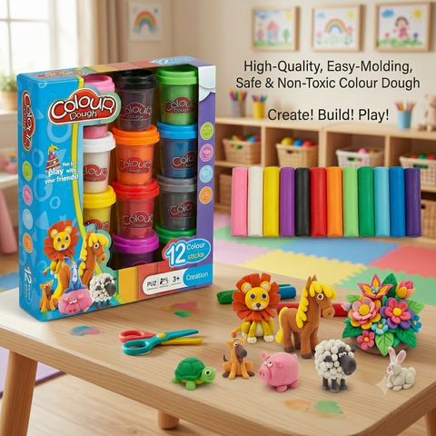 Creative Modeling Clay Color Dough Play Set