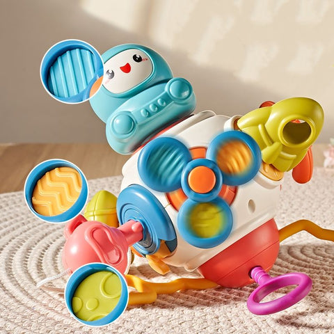 8-in-1 Space Busy Cube Sensory Activity Toy for Kids