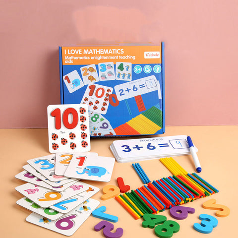 Montessori I love Mathematics Wooden Toy