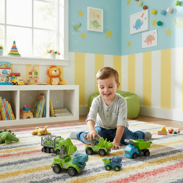 Dino Adventure Truck Set – Fun on Wheels