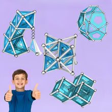 3D CRYSTAL MAGNETIC BUILDING BLOCKS PUZZLE (66 Pcs)