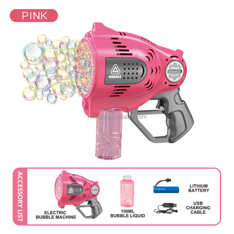 57-Hole Space Bubble Electric Bubble Machine Toy