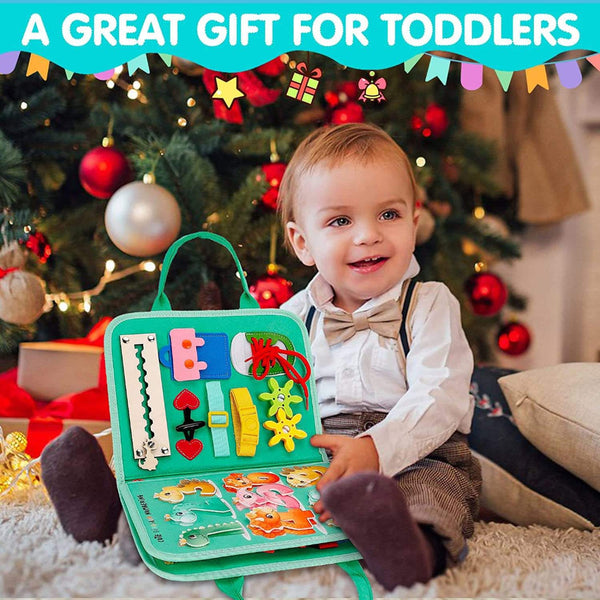 Montessori Dino Busy Book for Toddlers