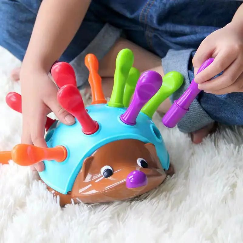 Montessori Hedgehog Colors & Numbers Sorter Toy - KiddieWink - Gifts They'll Love