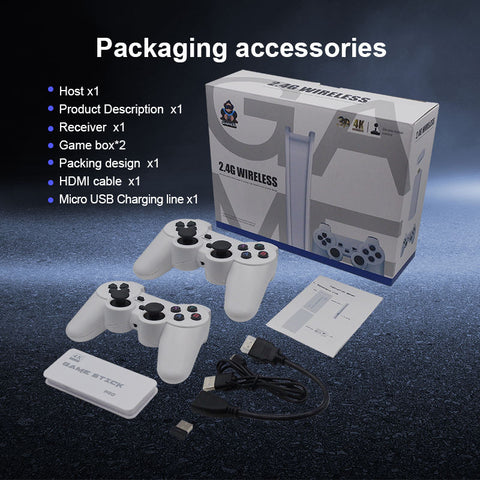 2.4G Dual Wireless Vibration Game Controller For Kids