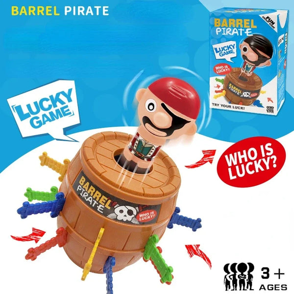Pirate Barrel Interactive Board Game