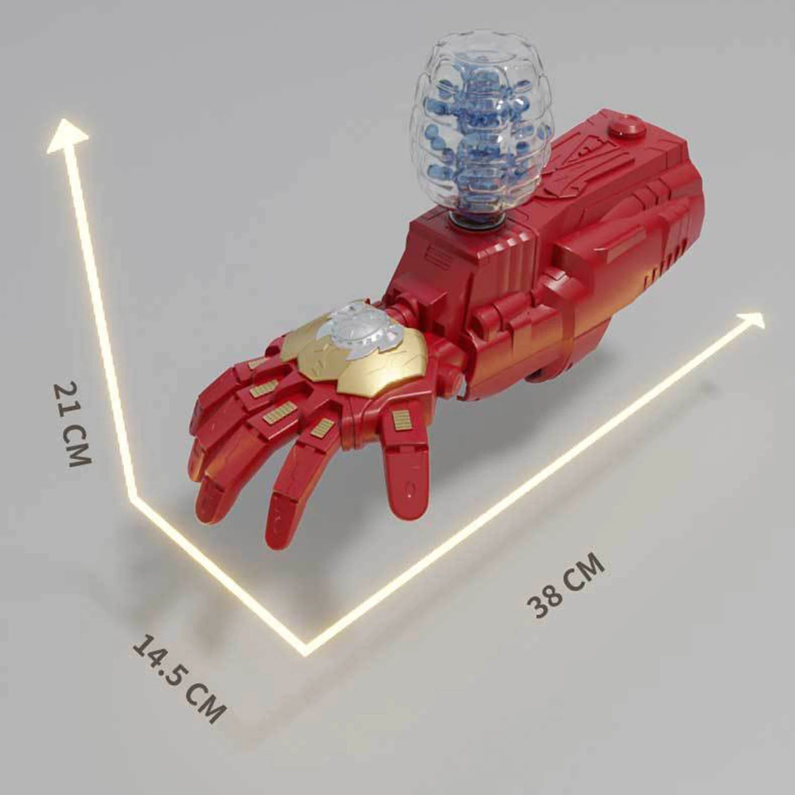 Iron man top hand toy