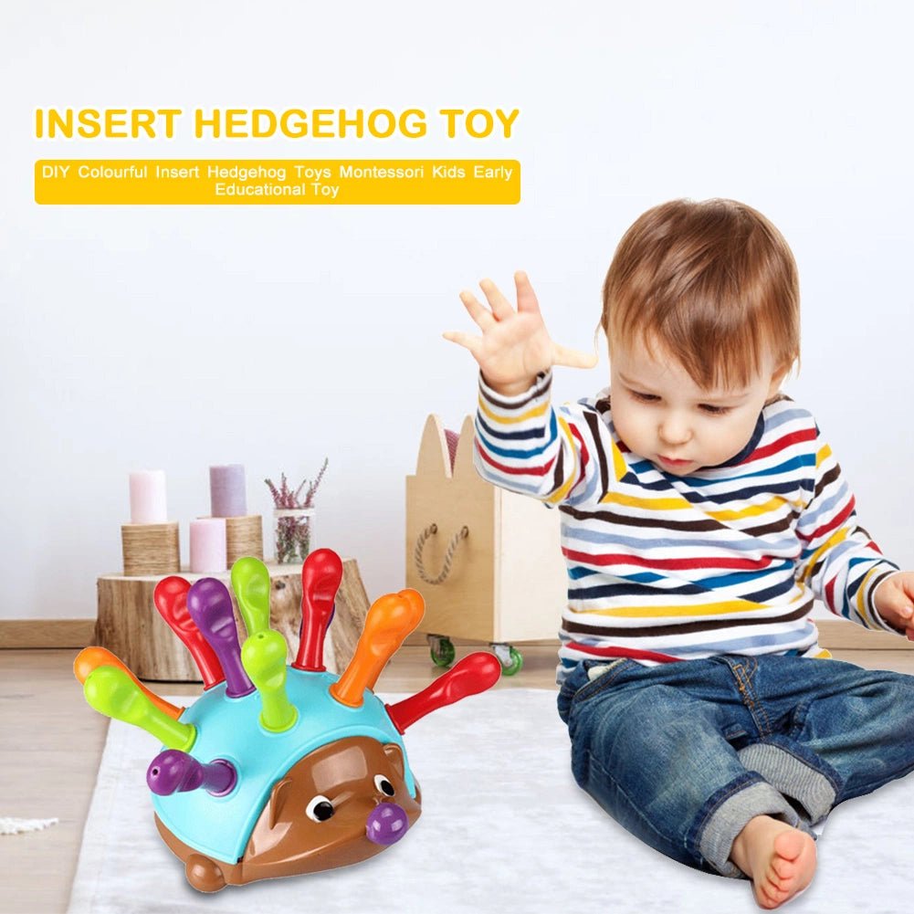 Montessori Hedgehog Colors & Numbers Sorter Toy - KiddieWink - Gifts They'll Love