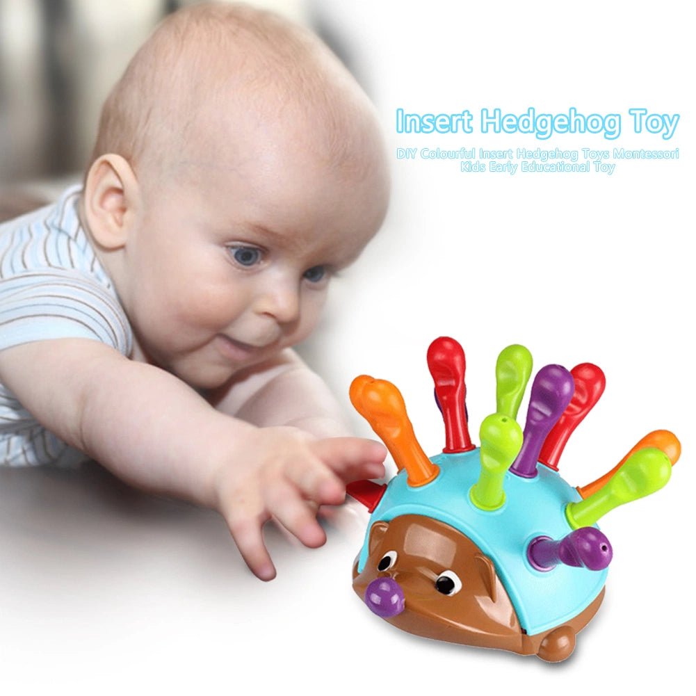 Montessori Hedgehog Colors & Numbers Sorter Toy - KiddieWink - Gifts They'll Love