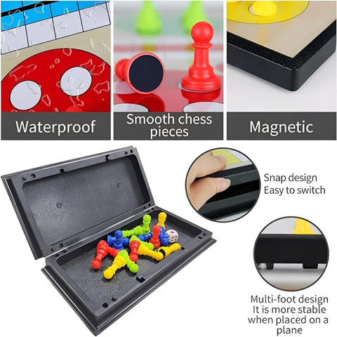 Ludo Game Board Magnetic High Quality Game Board - KiddieWink - Gifts They'll Love